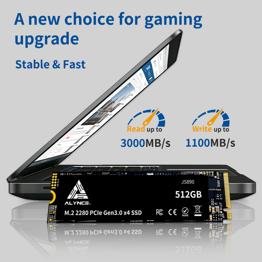 ALYNCE JS890 Gen3 M.2 2280 SSD 512GB