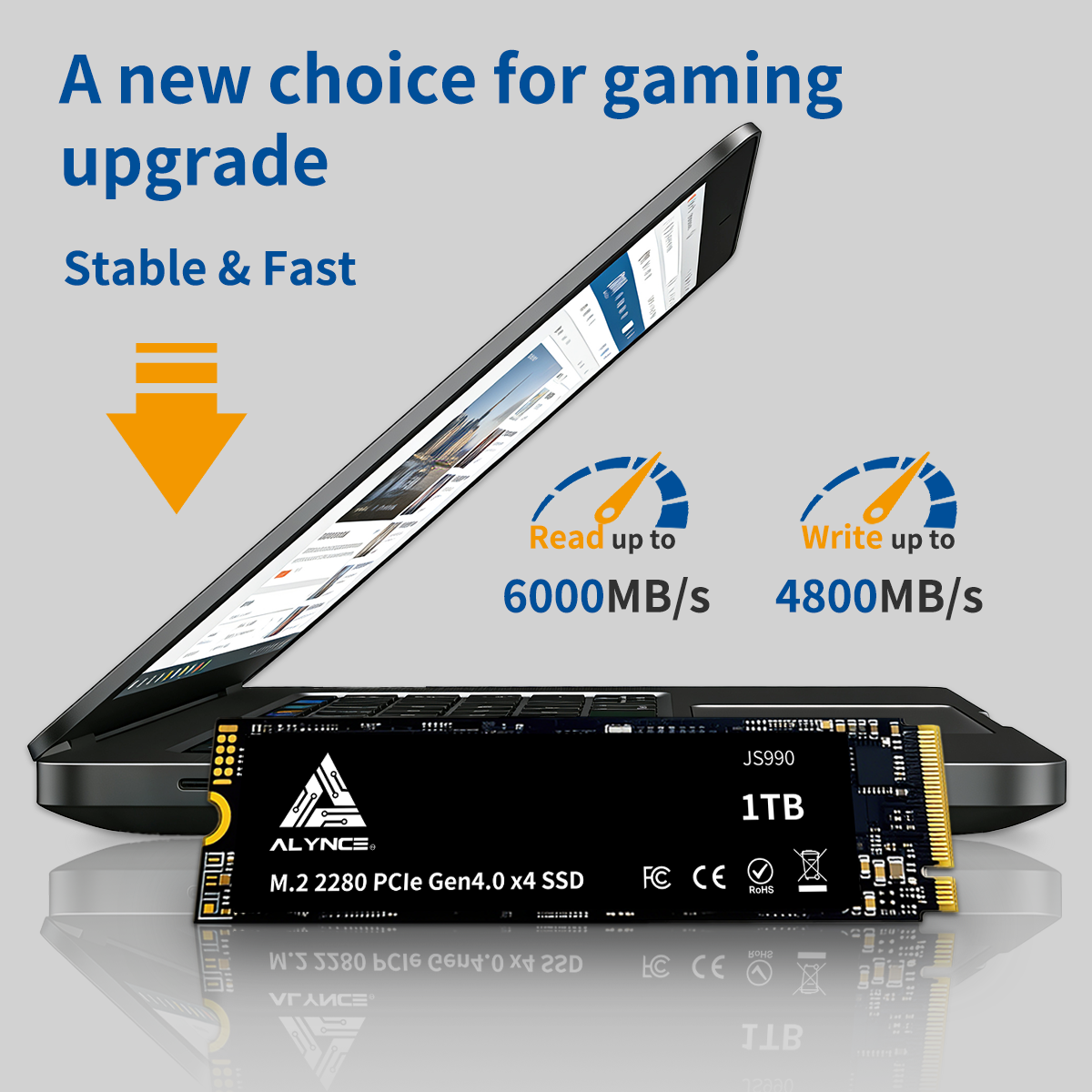 ALYNCE JS990 Gen4 M.2 2280 SSD 1TB