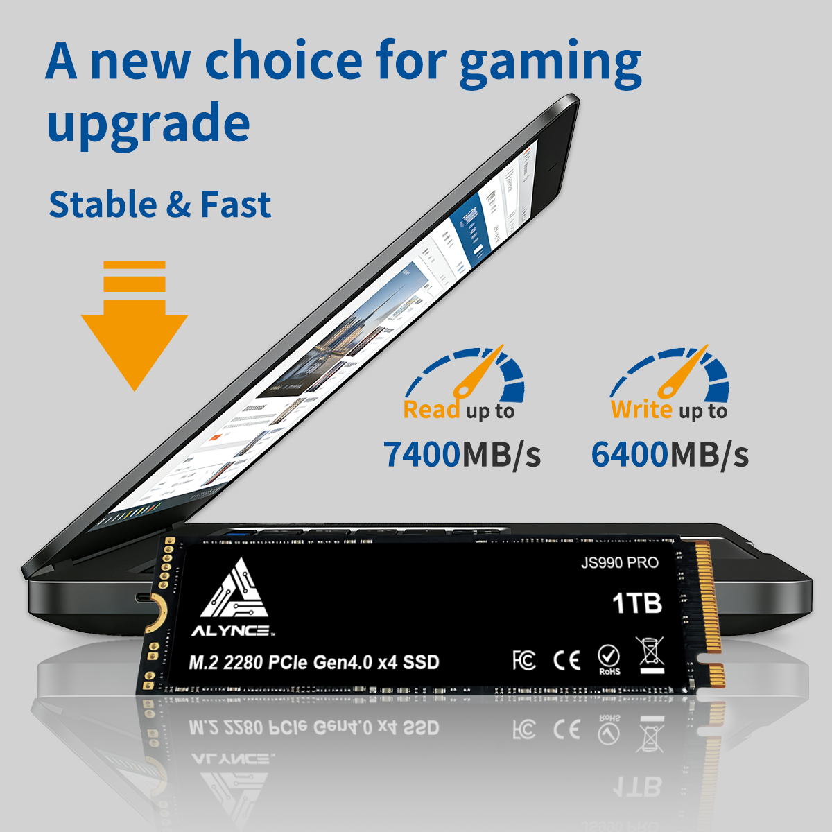 ALYNCE JS990 PRO Gen4 M.2 2280 SSD 1TB