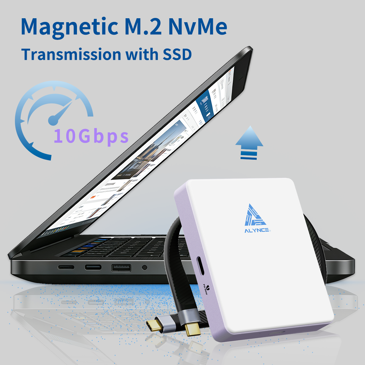 ALYNCE PS990 1TB Magnetic Portable SSD