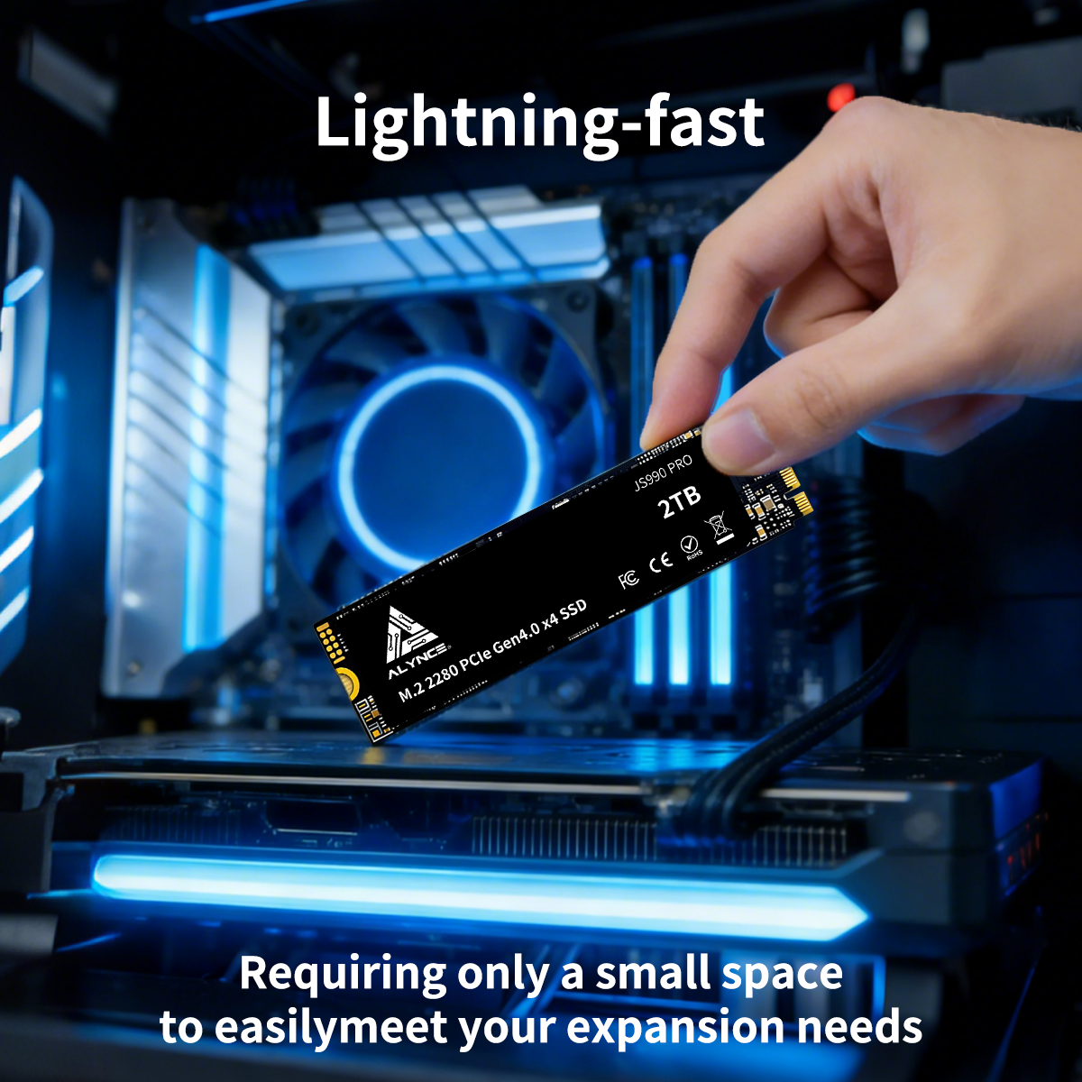 ALYNCE JS990 PRO Gen4 M.2 2280 SSD 2TB