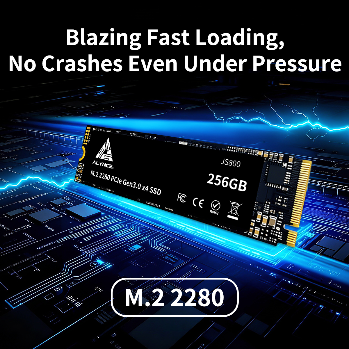 ALYNCE JS800 Gen3 M.2 2280 SSD 256GB