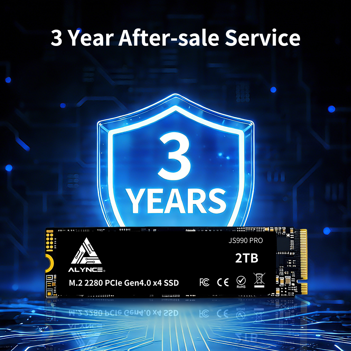 ALYNCE JS990 PRO Gen4 M.2 2280 SSD 2TB